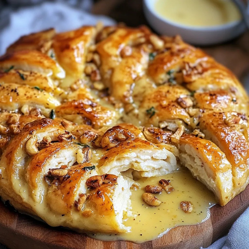 Cremige Honig-Senf-Hähnchenpfanne mit Sahne