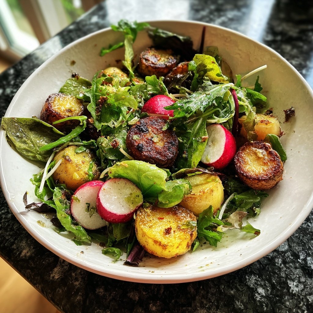 Grill Beilagen Salat Mit Radieschen