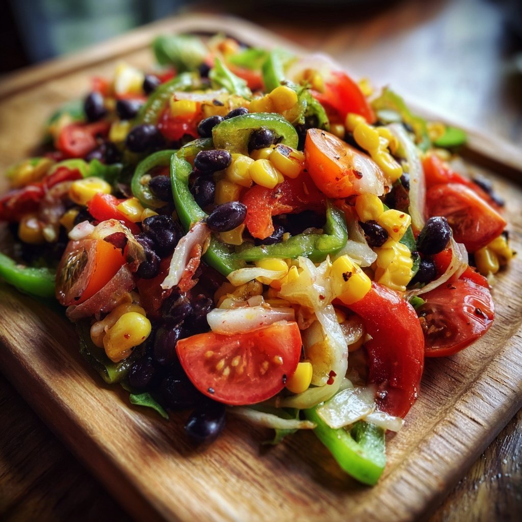 Reissalat Mit Mais Und Bohnen Zum Grillen
