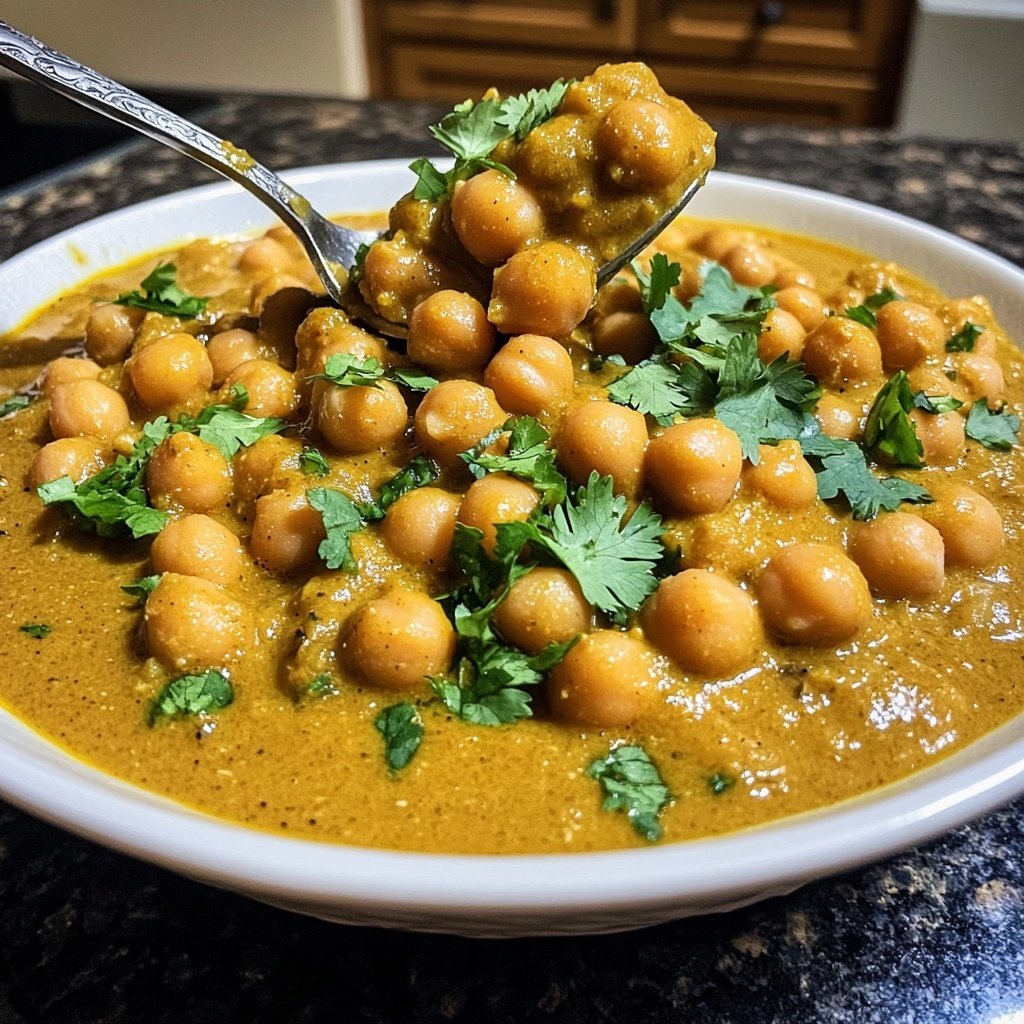 Indisches Kichererbsencurry