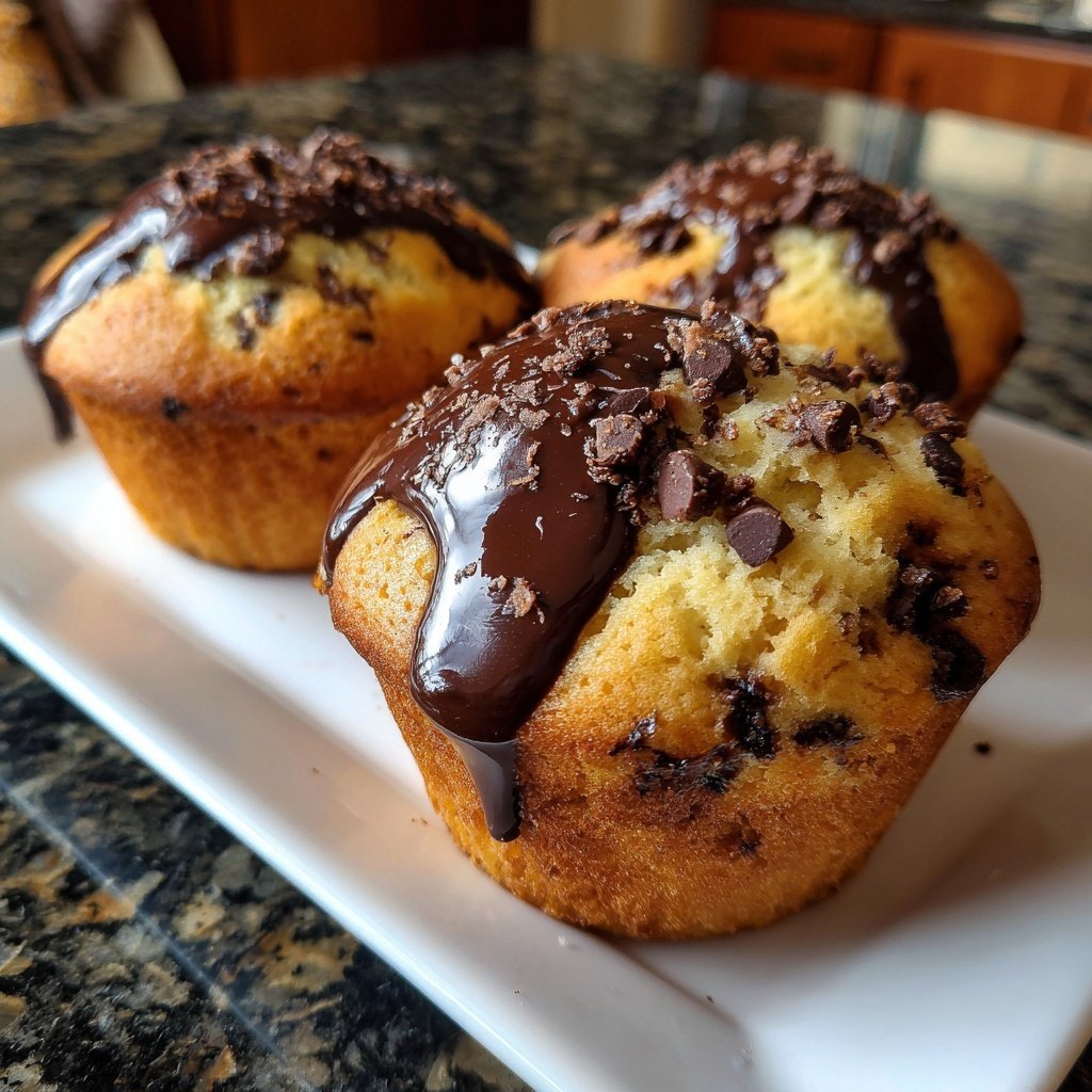 Saftige Schokomuffins aus einfachen Zutaten
