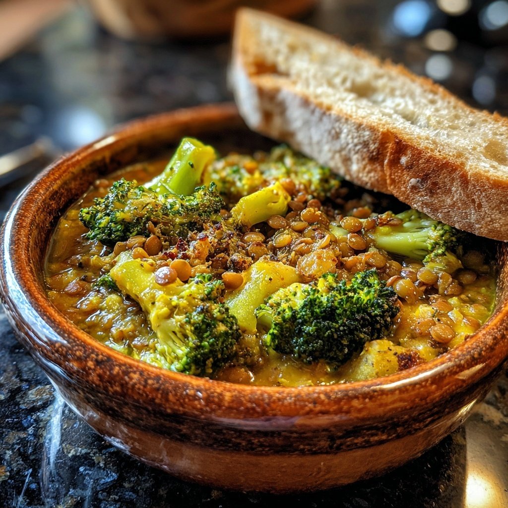 Brokkoli Linsen Eintopf