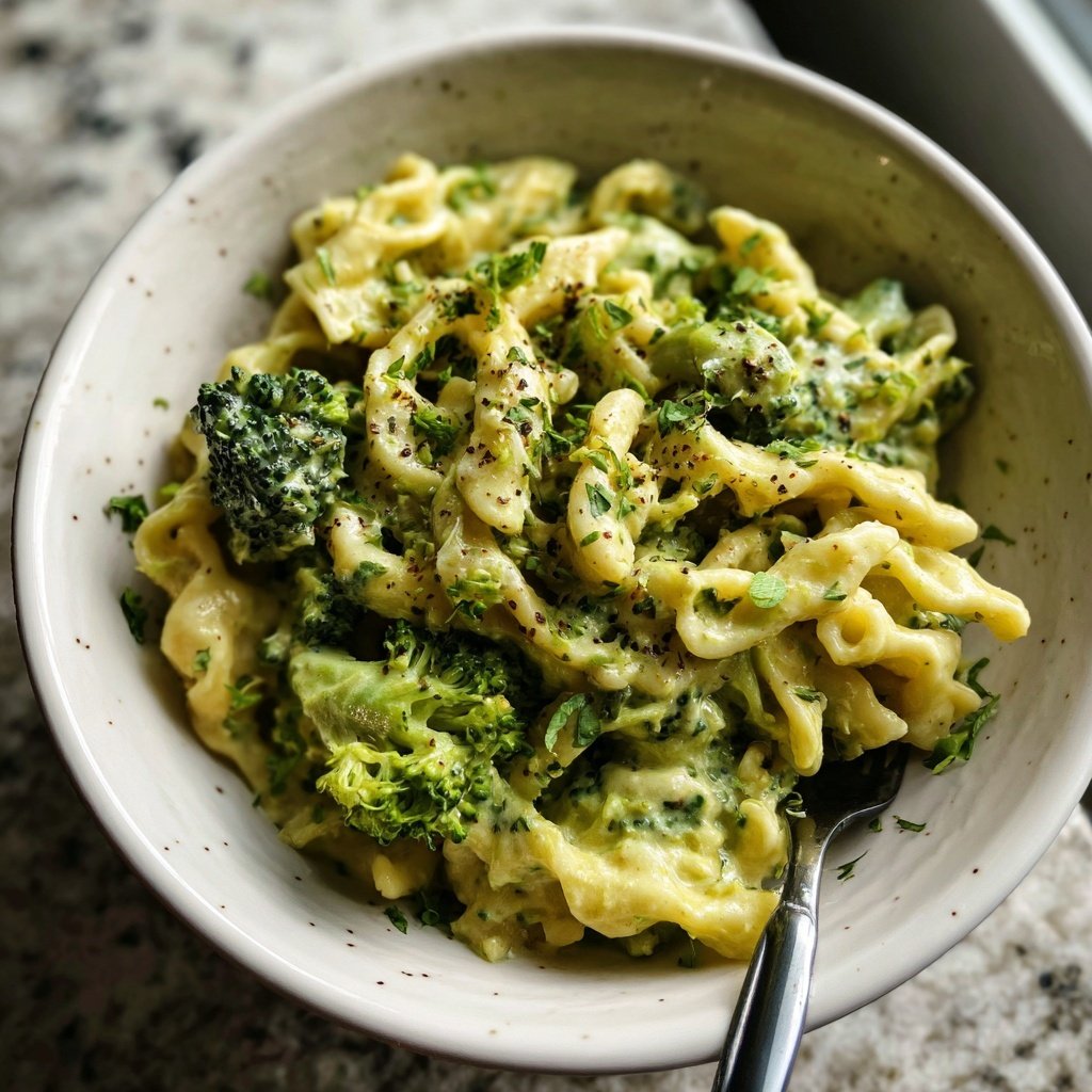 Pasta Mit Brokkoli Und Sahnesauce
