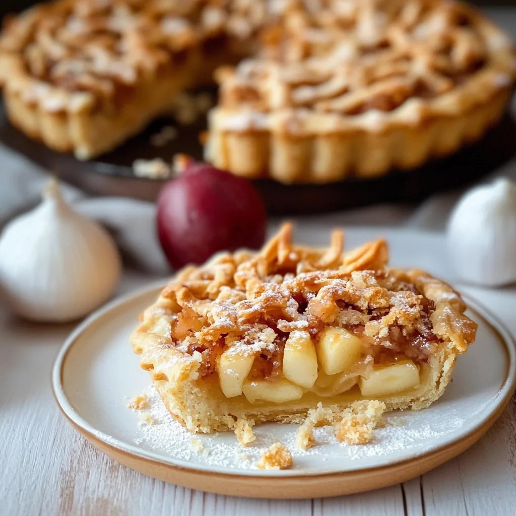 Äpfelkuchen mit mürbem Teig