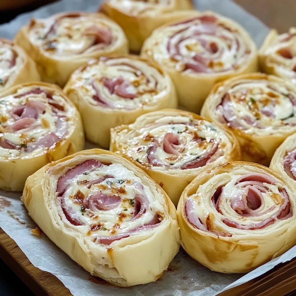 Schinken und Frischkäse Pinwheels