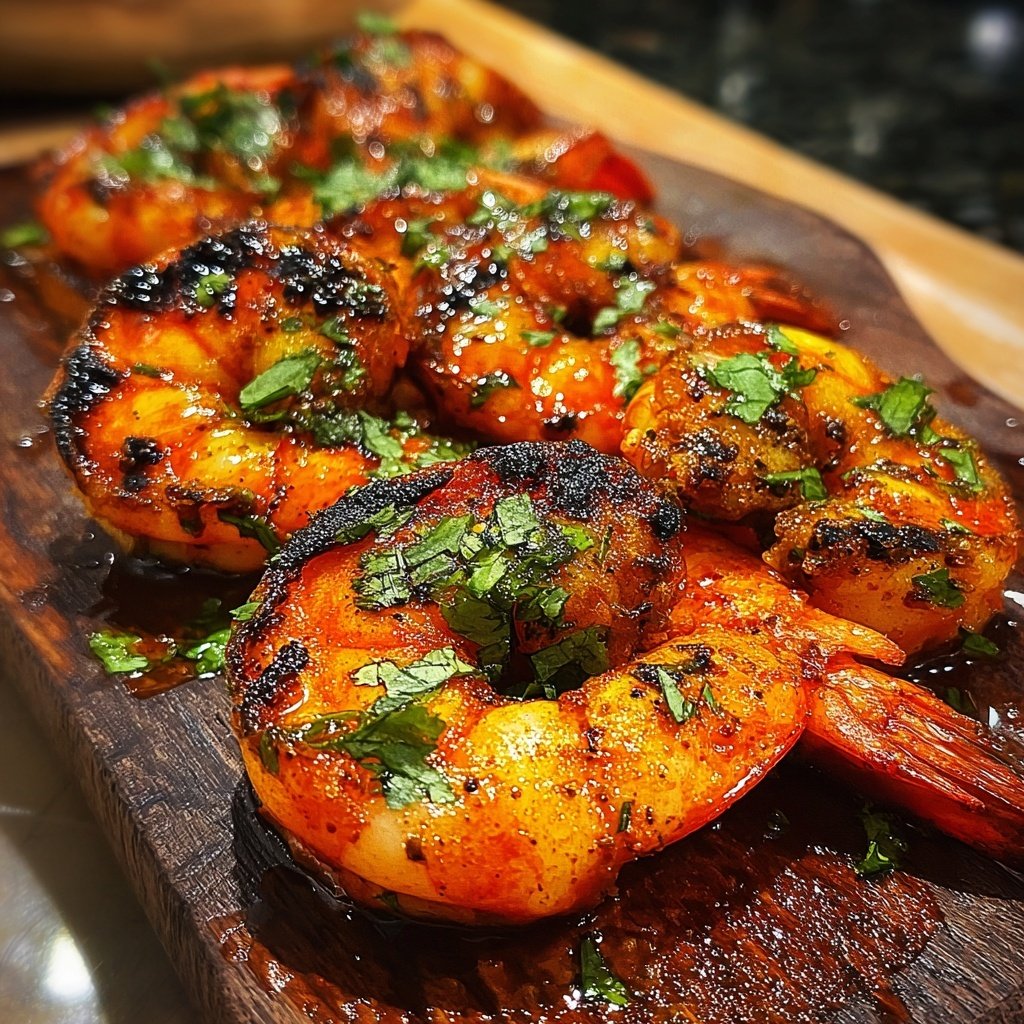 Gegrillte Garnelen Mit Limetten Marinade