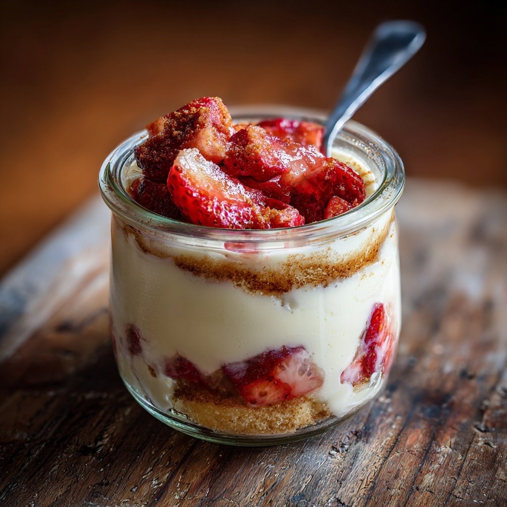 Erdbeer Tiramisu Im Glas