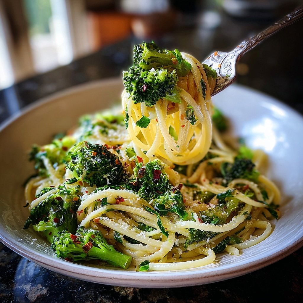Brokkoli Pasta Pfanne