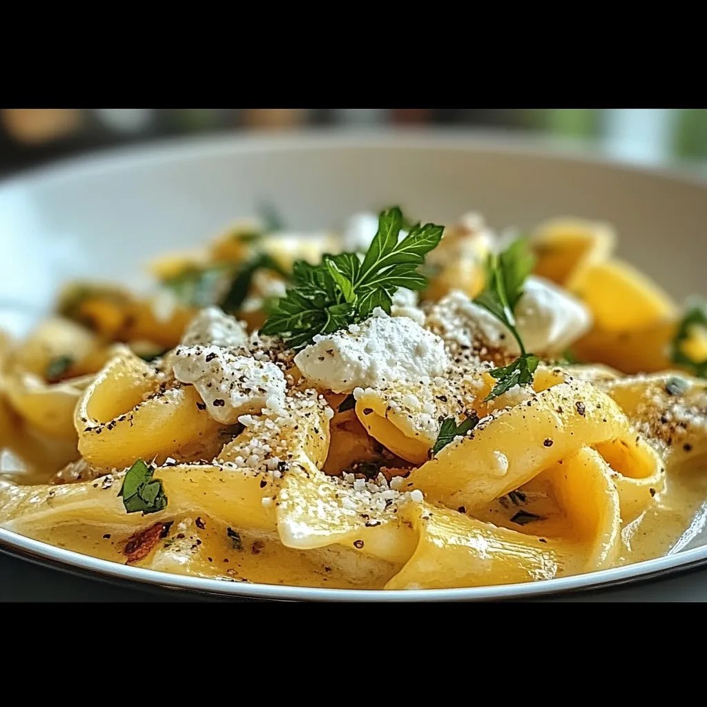 Zitronen-Feta-Pasta