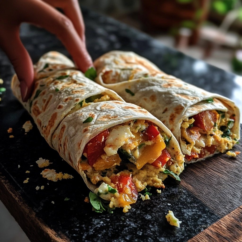 Wraps mit Ofengemüse