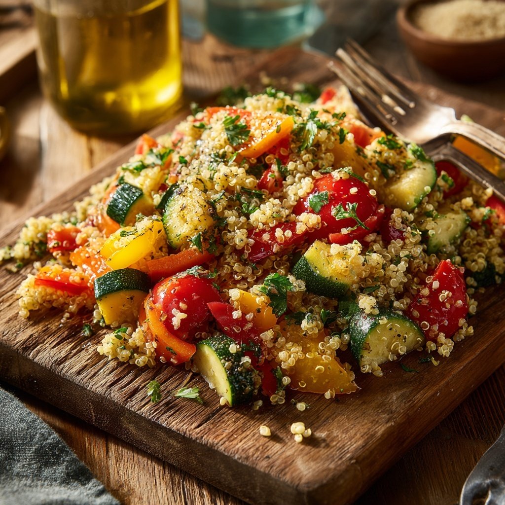 Kalorienarmes Abendessen Mit Quinoa