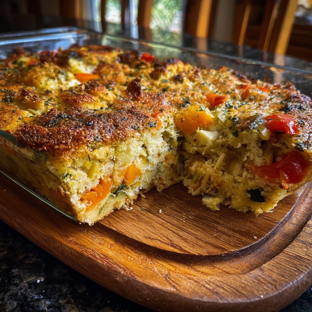 Vegetarischer Gemüseauflauf