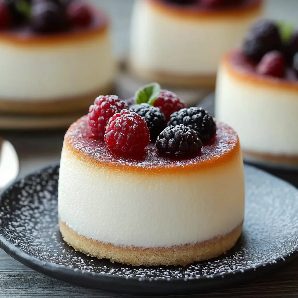 Mini Japanische Cheesecakes